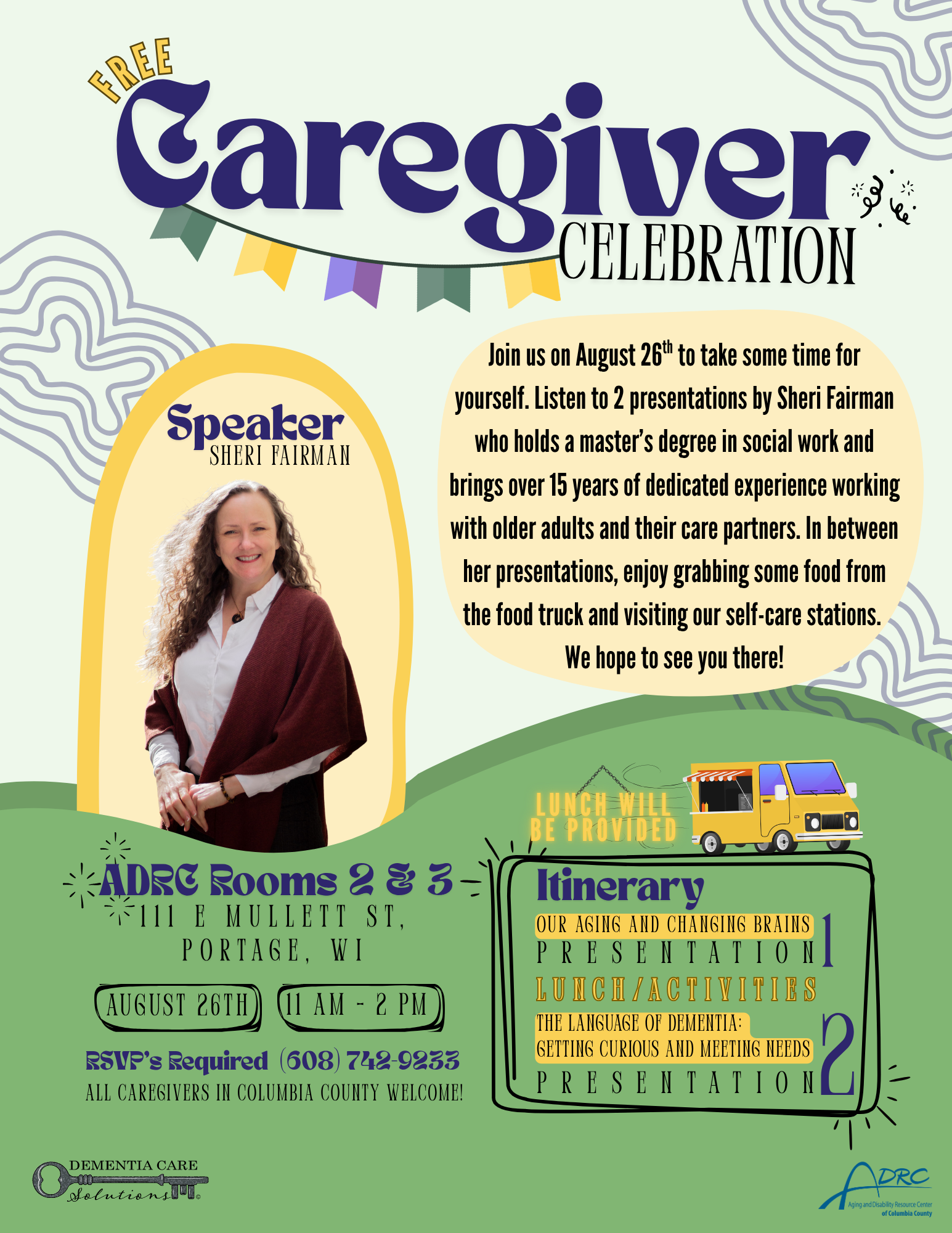 Flyer for Caregiver Celebration